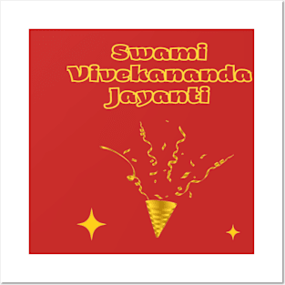 Indian Festivals - Swami Vivekananda Jayanti Posters and Art